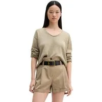 Marc O'Polo Strickpullover aus Organic Cotton-Leinen-Mix