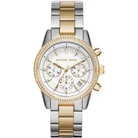 MICHAEL KORS Chronograph BRYANT MK6474, Quarzuhr, Armbanduhr, Damenuhr, Stoppfunktion, Edelstahlarmband