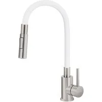 Deante Küchenarmatur LUNO Küchenarmatur 2 Strahlarten Weiß (Komplett-Set)