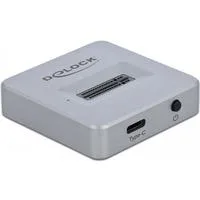 M.2 Dockingstation für M.2 NVMe PCIe SSD grau