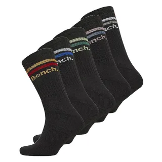 5 Paar Herren Crew Baumwollsocken - Atmungsaktive Sport-Socke
