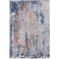 Mazovia Designteppich Modern Teppich für Wohnzimmer, Schlafzimmer, Esszimmer, 80 x 150 cm, Kurflor, Waschbar in Waschmaschine, Höhe 5 mm, Rutschfest