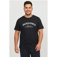 Jack & Jones PlusSize T-Shirt JPRBLATOMMY SS TEE FST PLS mit Logo Schriftzug