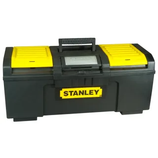 STANLEY Basic Werkzeugbox 48,6x26,6x23,6cm 19Zoll entnehmbare Trage Organizer - 1-79-217