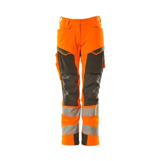 MASCOT Damen Hose mit Knietaschen ACCELERATE SAFE Hi-vis Orange / Dunkelanthrazit 34 - 19078-511-1418-76C34