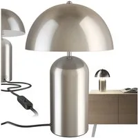 tectake Schreibtischlampe Retro-Tischlampe, Stabil, nicht relevant, Kleine Retro-Tischleuchte im angesagten 70er-Jahre Pilzdesign