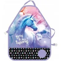 DERFORM Malschürze Kinder Malschürze Einhorn – Schutz vor Flecken beim Basteln & Malen, (1-tlg)
