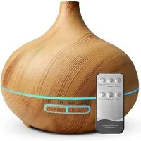 Toomoke Diffuser Aroma Diffuser, 550ml, Aroma Ultraschall-Vernebler Luftbefeuchter, 550 l Wassertank, Aroma sparsamen Ultraschall-Vernebler in kleine Duftspender verwandeln