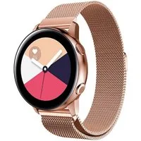 Widmann-Shop Smartwatch-Armband Armband 20/22mm Stegbreite Metall Galaxy Smartwatch Samsung Milanese