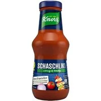 Knorr Saucen, Knorr Schaschlik Sauce würzig und tomatig perfekt zu Fleisch 250ml