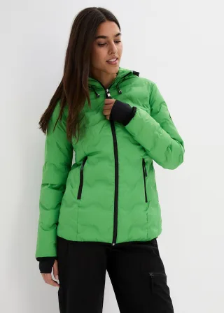 bonprix wasserabweisende ultraleichte Funktions-Jacke, grün, Gr.54, Übergangsjacke aus wasserdichtem Material