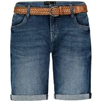 SUBLEVEL Bermudas Damen Jeans Shorts Bermuda Kurze Hose Shorts Short Denim Stretch Denim