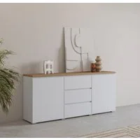 OTTO home Sideboard Modo, Breite 150 cm, moderne grifflose Kommode 2Türen/3 SK, Schubladenkommode mit viel Stauraum, Einlegeböden verstellbar