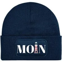 Youth Designz Beanie Unisex Kinder Beanie "Moin Leuchtturm" kleine Seemänner/Frauen Print mit lustigen und Aufdruck Mütze für Jungen Mädchen Statement Geschenk