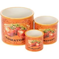 Kaemingk Übertopf Keramik Blumengefäße Retro Vintage Deko für Küche und