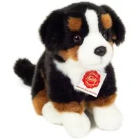 Teddy Hermann® Kuscheltier Berner Sennenhund sitzend schwarz/braun/weiß, 21 cm, zum Teil aus recyceltem Material