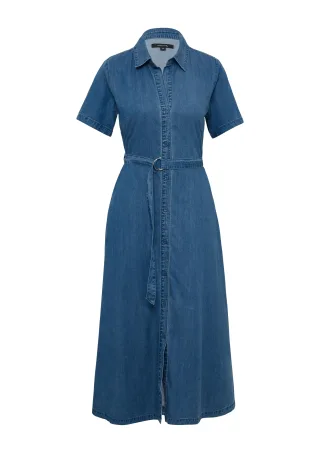 comma - Kleid blau - Gr. - 36