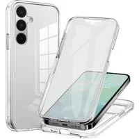 Tec-Expert Handyhülle 360 Grad Hülle für Samsung Galaxy A16 / A16 5G 6.7 Zoll, 6.7", Rundum Schutz Cover Case Hülle Transparent