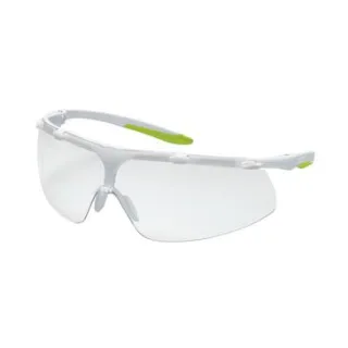 uvex Bügelbrille super fit weiß, lime blau/weiß - 9178315