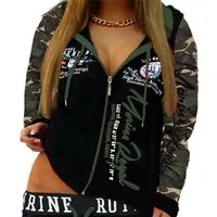 Jaylvis Collegejacke Damen Collegejacke Sweatjacke Sportjacke Joggingjacke mit Kapuze mit Kapuze