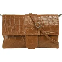 Cluty Abendtasche, echt Leder, Made in Italy