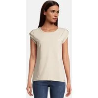 salzhaut T-Shirt BIIKE Damen Tailliert salzhaut T-Shirt – bequeme Qualität und nordisch klares Design für ein