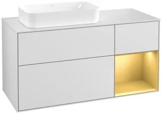 Villeroy & Boch Waschtischunterschrank Finion G28 1200x603x501mm Bel.. WT li , G281HFMT G281HFMT