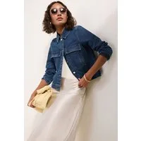 Friends Like These Jeansjacke Friends Like These kurze, ausgestellte Denim-Jacke (1-St)