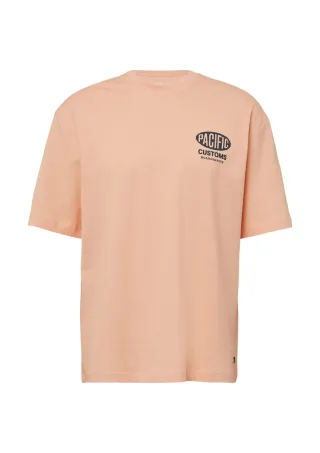 s.Oliver Red Label - T-Shirt mit Front- und Rückenprint orange - Gr. - XXL