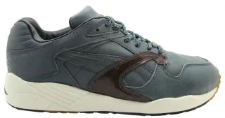 Puma Trinomic XS 850 plus robuste Herrengrau Leder -Trainer 357036 01 B23C