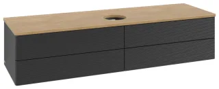 Villeroy & Boch Waschtischunterschrank Antao L25_1 1600x360x500mm mit Beleuchtung mit Struktur FK/AP L25111PD