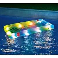 SUMMER WAVES Badeinsel Aqua Glow, (1-St)
