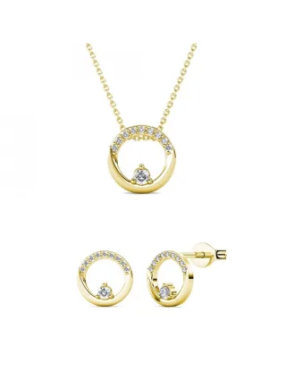 Clarine Set - Gold und Kristall