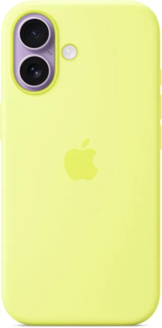 Apple iPhone 17 Silikon Case mit MagSafe neongelb
