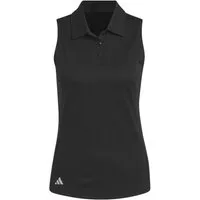 adidas Sportswear Poloshirt Adidas Golf Polo Texture Sleeveless Schwarz Damen