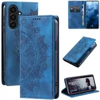 Tec-Expert Handyhülle Mandala Hülle Cover für Samsung Galaxy A56 5G 6.7 Zoll, 6.7", Klapphülle Case Tasche mit Kartenfächern und RFID Schutz