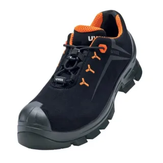 uvex 2 MACSOLE® Sicherheitsschuh S3L Halbschuh Velours Größe 46 Weite 10 schwarz/orange 46 - 6528146