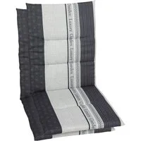 GO-DE Sesselauflage Amalfi, (Set, 2 St), 118x48 cm