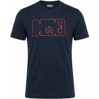 Diesel Rundhalsshirt Slim Fit Logo Shirt - T-DIEGOR 250215