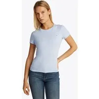 Tommy Jeans Kurzarmshirt TJW SLIM C-NECK TEE mit Logo-Stickerei