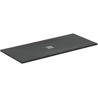 Ideal Standard Rechteck-Duschwanne Ultra Flat S + 1800x800mm Ablauf zentriert Schiefer, T5612FV T5612FV