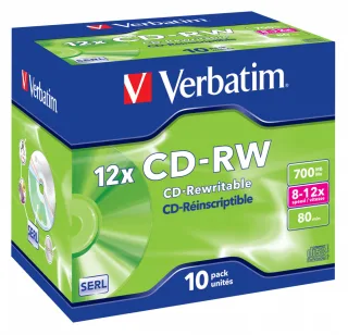 Verbatim DataLifePlus | 43148 | 10 x CD-RW - 700 MB (80 Min)