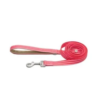 Barkalot Hundeleine Recyceltes Polyester rot/ rosa