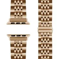 Nalia Smartwatch-Armband Apple Watch 38mm/40/41/42(Serie 10/11), Elegantes Edelstahl Ersatzarmband / für Sport Fitness Uhr / Rostfrei