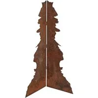 ESTEXO Dekosäule Ecksäule Gartendeko Edelrost 113 cm Rostsäule Rost Dekoration Säule