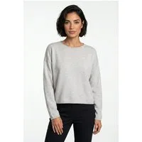 Vero Moda Strickpullover VMEXCITING PLAIN LS O-NK ROLL PULLOV BOO