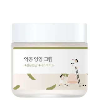 Round Lab Sojabohnen-Nährcreme 80ml - Befeuchtende Hautpflege für trockene Haut