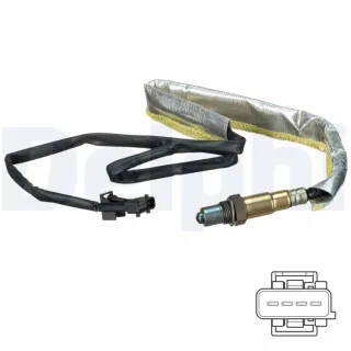 Delphi Lambdasonde nach Katalysator Volvo S60 S80 V70 Xc70