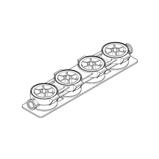 hansgrohe Whirlstrahleinsatz komplett Rainfall 98869000