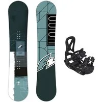 F2 Snowboard F2 Set Snowboard Junior Union Aqua 125cm + Pipe Bindung S